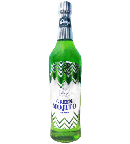 Dadaji Green Mojito Mocktail Bar Syrup | Fresh Mint & Lime Flavoured Syrup | Good for Mocktails, Soda & Sparkling Water | No Artificial Colours or Preservatives | Beverages & Syrups
