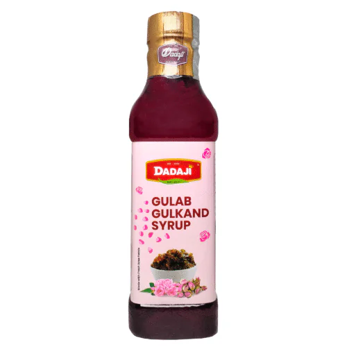 Dadaji Gulab Gulkand Syrup | Rose Gulkand Drink | Sweet, Floral & Cooling Beverage | Good for Sharbat & Desserts | 250ml & 750ml | Beverages & Syrups