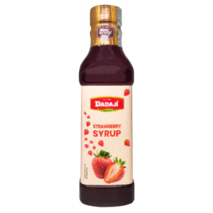 Dadaji Strawberry Syrup | Refreshing Fruit Drink | Sweet & Juicy Beverage | Perfect for Milkshakes, Desserts & Mocktails | Natural Cooling | Non-Alcoholic
