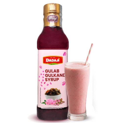 Dadaji Gulab Gulkand Syrup | Rose Gulkand Drink | Sweet, Floral & Cooling Beverage | Good for Sharbat & Desserts | 250ml & 750ml | Beverages & Syrups