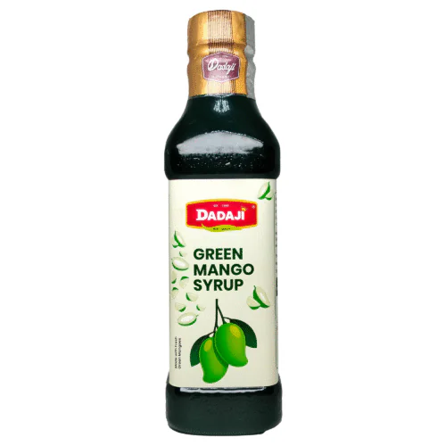 Dadaji Green Mango Syrup | Raw Mango Drink | Sweet, Tangy & Cooling Beverage | Good for Aam Panna | 250ml, 750ml, 1ltr & 5ltr | Beverages & Syrups