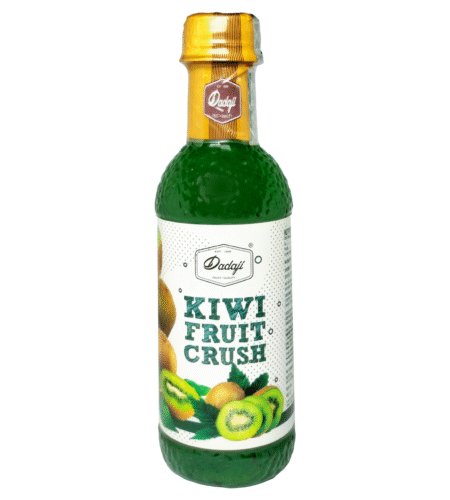 Dadaji Kiwi Fruit Crush | Vibrant & Tangy Kiwi Drink | Good for Juice, Soda, Milkshake & Summer Beverages | Beverages & Syrups