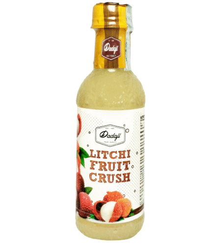 Dadaji Litchi Crush | Sweet & Exotic Floral Litchi Drink | Good for Juice, Soda, Milkshake & Summer Beverages | Beverages & Syrups