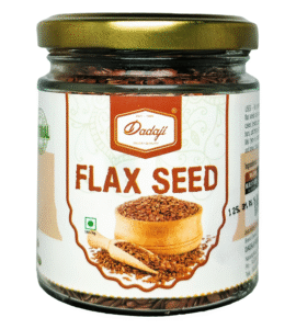 Dadaji Flax Seeds | Rich in Omega-3 & Dietary Fiber | Good for Smoothies, Baking & Salads | 125gm | Superfoods & Healthy Snacks