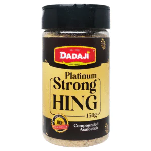 Dadaji Platinum Strong Hing | Premium Compounded Asafoetida | Good for Curries, Dals, Vegetables & Pickles| Spices & Masalas