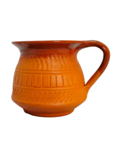 Dadaji Kraft Terracotta Glazed Cups (6pcs)