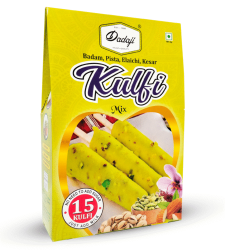 Dadaji Kulfi Mix | Badam, Pista, Elaichi & Kesar Flavour | Just Add Milk | Dessert Mixes & Instant Mixes