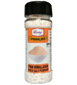 Title: Dadaji Pink Himalayan Rock Salt Powder | Pure & Natural Sprinkler | Good for Cooking, Seasoning & Garnishing | 100gm | Salt & Seasonings