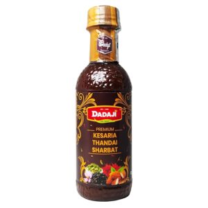Dadaji Premium Kesaria Thandai Syrup | 250ml | Made with Real Saffron & Almonds | Authentic Holi Thandai Drink