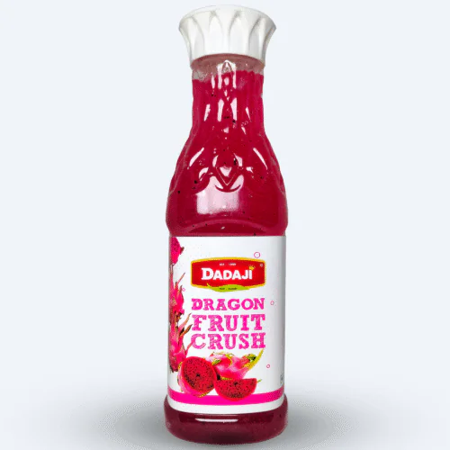 Dadaji Dragon Fruit Crush | Exotic & Vibrant Tropical Fruit Drink | Good for Juice, Soda, Milkshake & Summer Beverages | Beverages & Syrups