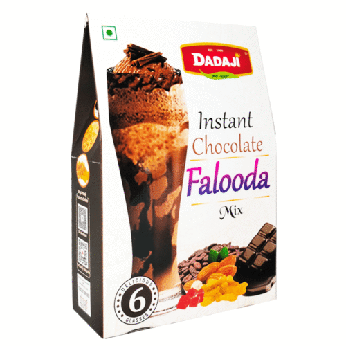Dadaji Instant Chocolate Falooda Mix | Rich & Creamy Chocolate Falooda | Makes 6 Glasses | Perfect Dessert for All Age Groups