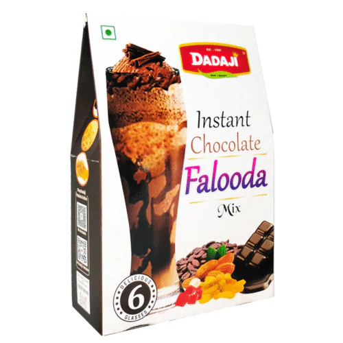 Dadaji Instant Chocolate Falooda Mix | Rich & Creamy Chocolate Falooda | Makes 6 Glasses | Perfect Dessert for All Age Groups