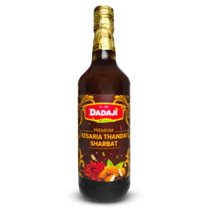 Dadaji Premium Kesaria Thandai Syrup | Made with Real Saffron & Almonds | Authentic Holi Thandai Drink