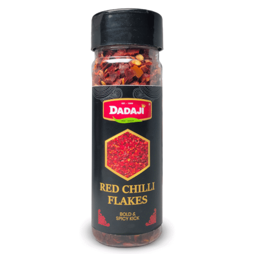 Dadaji Red Chilli Flakes | Spicy Crushed Dried Red Chilli | Good for Pizzas, Pastas, Soups & Sauces | Spices & Masalas