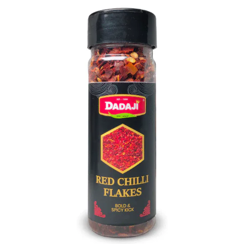 Dadaji Red Chilli Flakes | Spicy Crushed Dried Red Chilli | Good for Pizzas, Pastas, Soups & Sauces | Spices & Masalas