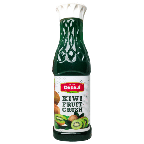 Dadaji Kiwi Fruit Crush | Vibrant & Tangy Kiwi Drink | Good for Juice, Soda, Milkshake & Summer Beverages | Beverages & Syrups
