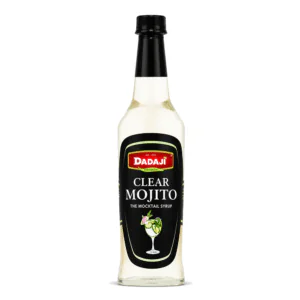 Dadaji Clear Mint Mojito Mocktail Bar Syrup | Fresh Mint & Lime Flavoured Syrup | Good for Mocktails, Soda & Sparkling Water | Beverages & Syrups