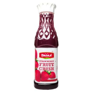 Dadaji Strawberry Fruit Crush | Sweet & Juicy Berry Drink | Good for Juice, Soda, Milkshake & Summer Beverages | Beverages & Syrups