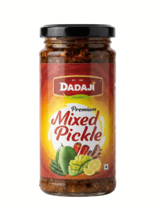 Dadaji Mix Pickle | Tangy & Spicy Assorted Vegetable Achaar | Good for Rice, Dal & Indian Bread | Pickles & Chutneys