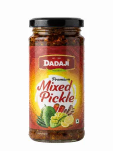 Dadaji Mix Pickle | Tangy & Spicy Assorted Vegetable Achaar | Good for Rice, Dal & Indian Bread | Pickles & Chutneys